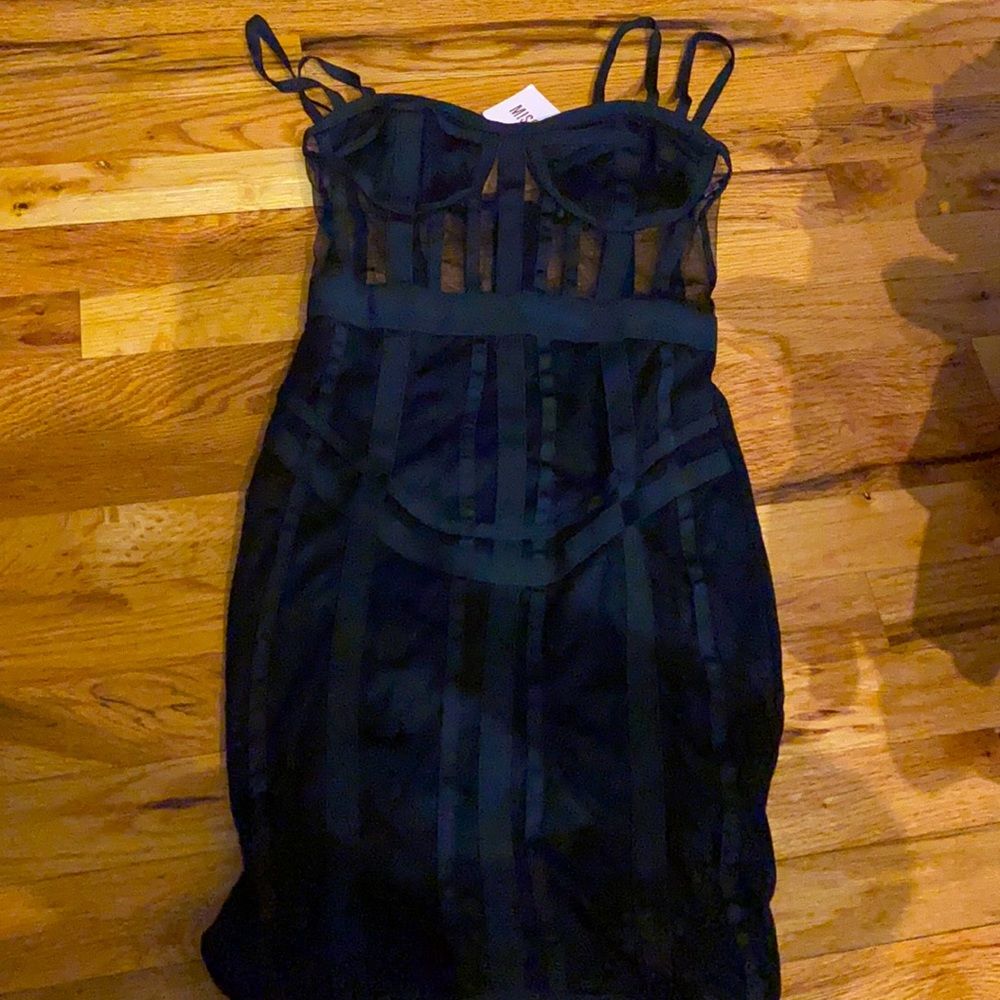 Bustier Mesh Mini dress